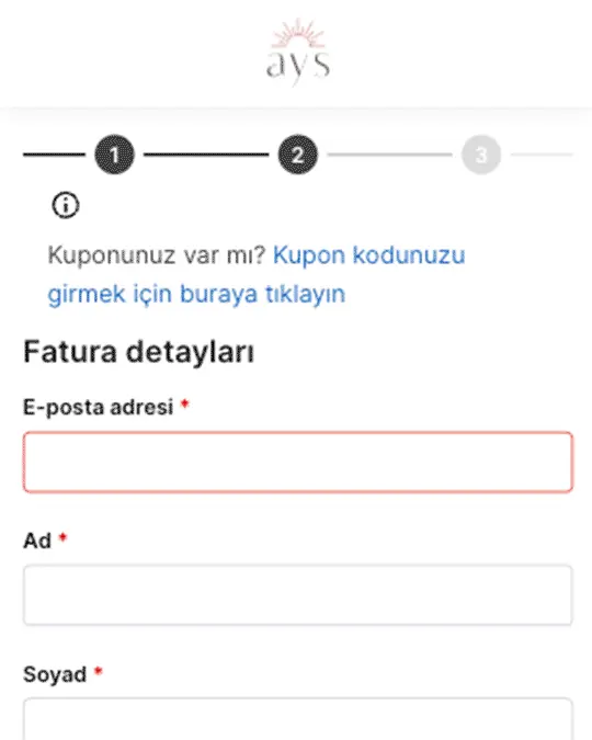woocommerce tek sayfada ödeme